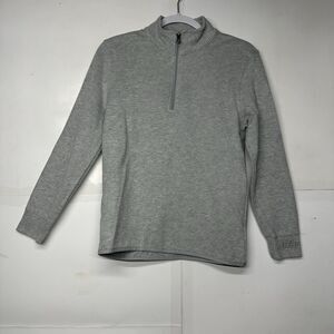 GAP Boys XL Light Gray Half Zip Pullover Sweater Long Sleeve